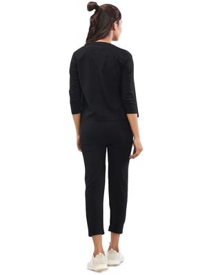 black printed track suit set - 17692936 - Standard Image - 4