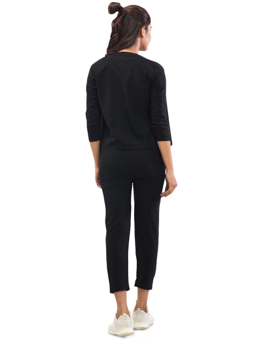 black printed track suit set - 17692936 - Zoom Image - 4