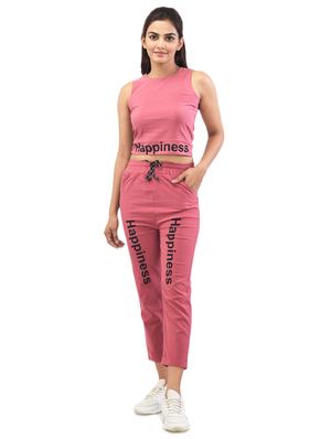 pink printed track suit set - 17692938 - Standard Image - 2