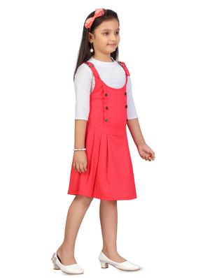 orange solid frock - 17692974 - Standard Image - 2