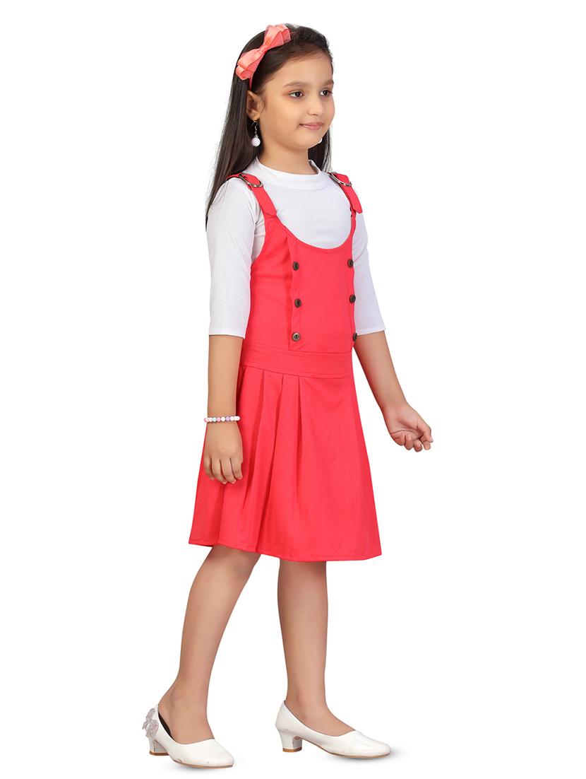 orange solid frock - 17692974 - Zoom Image - 2
