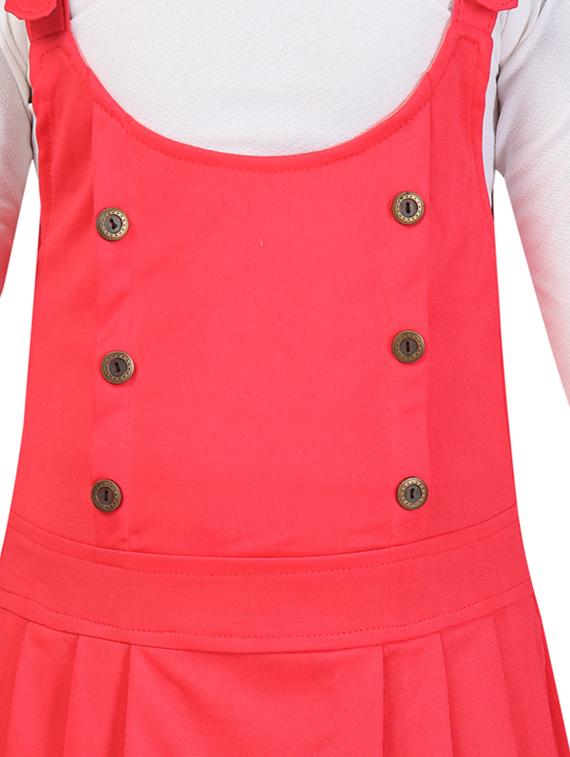 orange solid frock - 17692974 - Zoom Image - 4