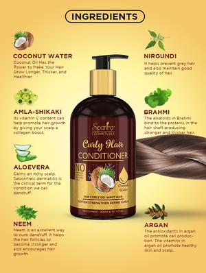 spantra curly hair conditioner, 300ml - 17693037 - Standard Image - 3