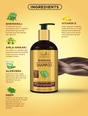 spantra bhringraj shampoo, 300ml - 17693044 - Standard Image - 3