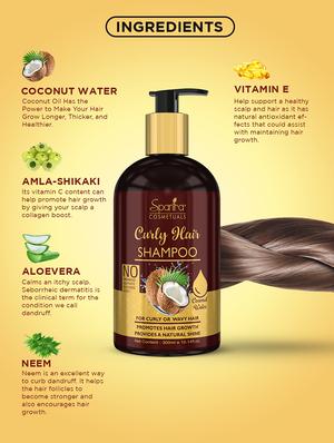 spantra curly hair shampoo, 300ml - 17693046 - Standard Image - 3