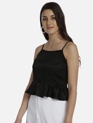 cami neck laced peplum top - 17693227 - Standard Image - 2