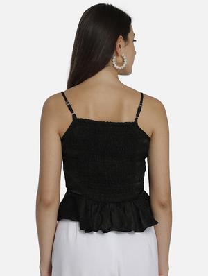 cami neck laced peplum top - 17693227 - Standard Image - 3