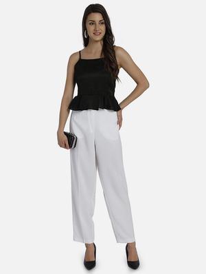 cami neck laced peplum top - 17693227 - Standard Image - 4
