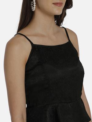 cami neck laced peplum top - 17693227 - Standard Image - 5