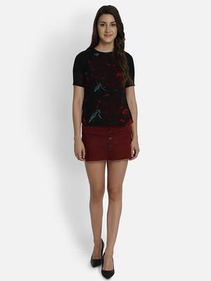 peter pan collar floral top - 17693231 - Standard Image - 4