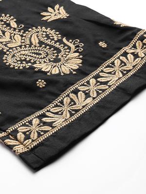 ethnic motifs chikankari straight palazzo - 17693249 - Standard Image - 6