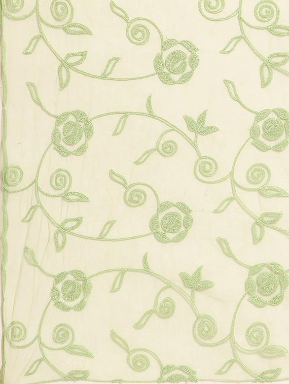 green net embroidered dupatta - 17693351 - Zoom Image - 3