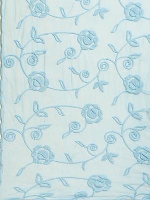 blue net embroidered dupatta - 17693355 - Standard Image - 3