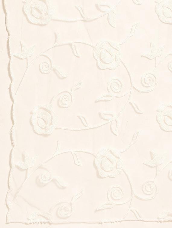 white net embroidered dupatta - 17693356 - Zoom Image - 3