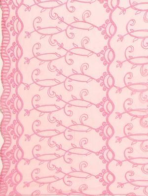pink net embroidered dupatta - 17693368 - Standard Image - 3