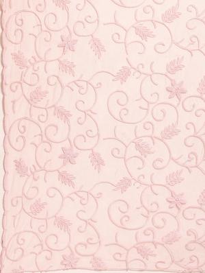pink net embroidered dupatta - 17693380 - Standard Image - 3