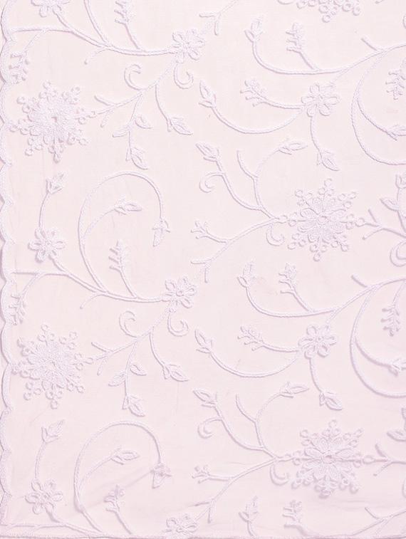 purple net embroidered dupatta - 17693386 - Zoom Image - 3