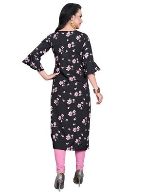floral straight kurta - 17693388 - Standard Image - 3