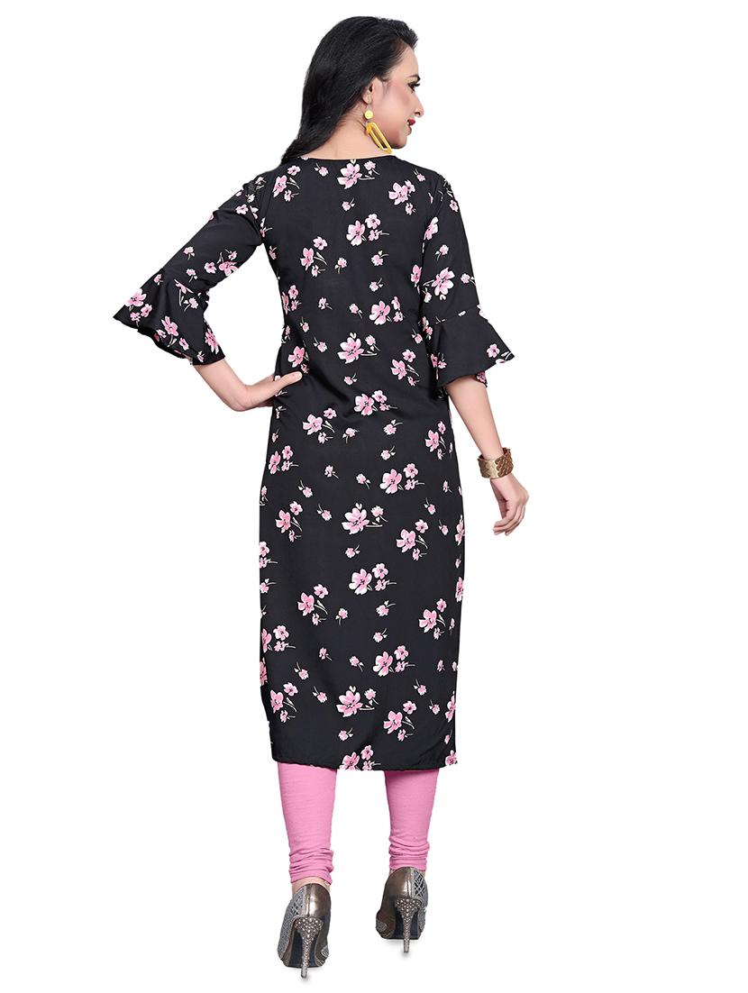 floral straight kurta - 17693388 - Zoom Image - 3