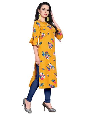 floral straight kurta - 17693391 - Standard Image - 2