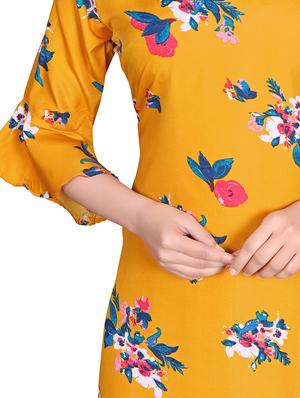 floral straight kurta - 17693391 - Standard Image - 4