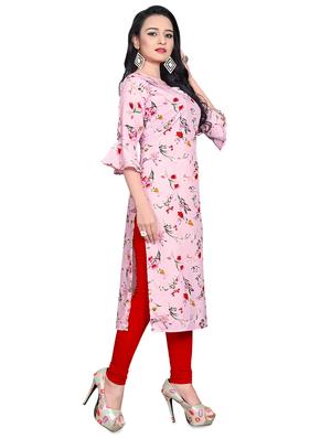 floral straight kurta - 17693395 - Standard Image - 2