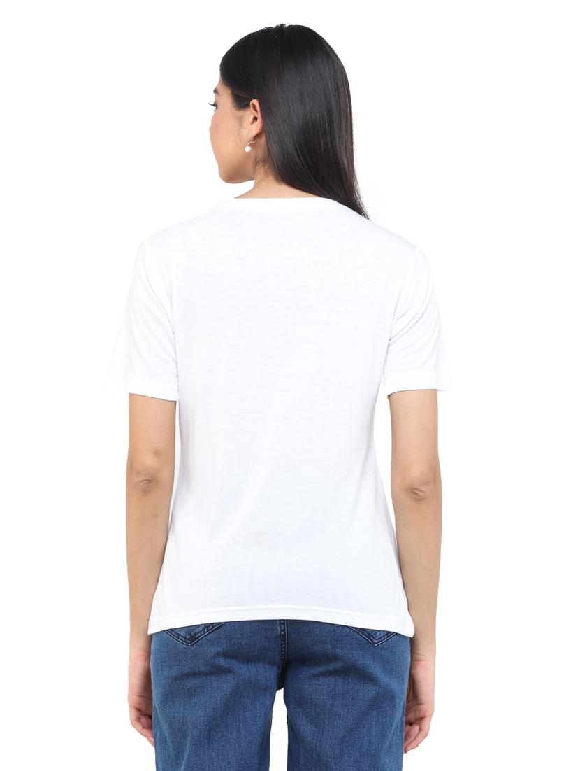 round neck solid tee - 17693599 - Zoom Image - 3