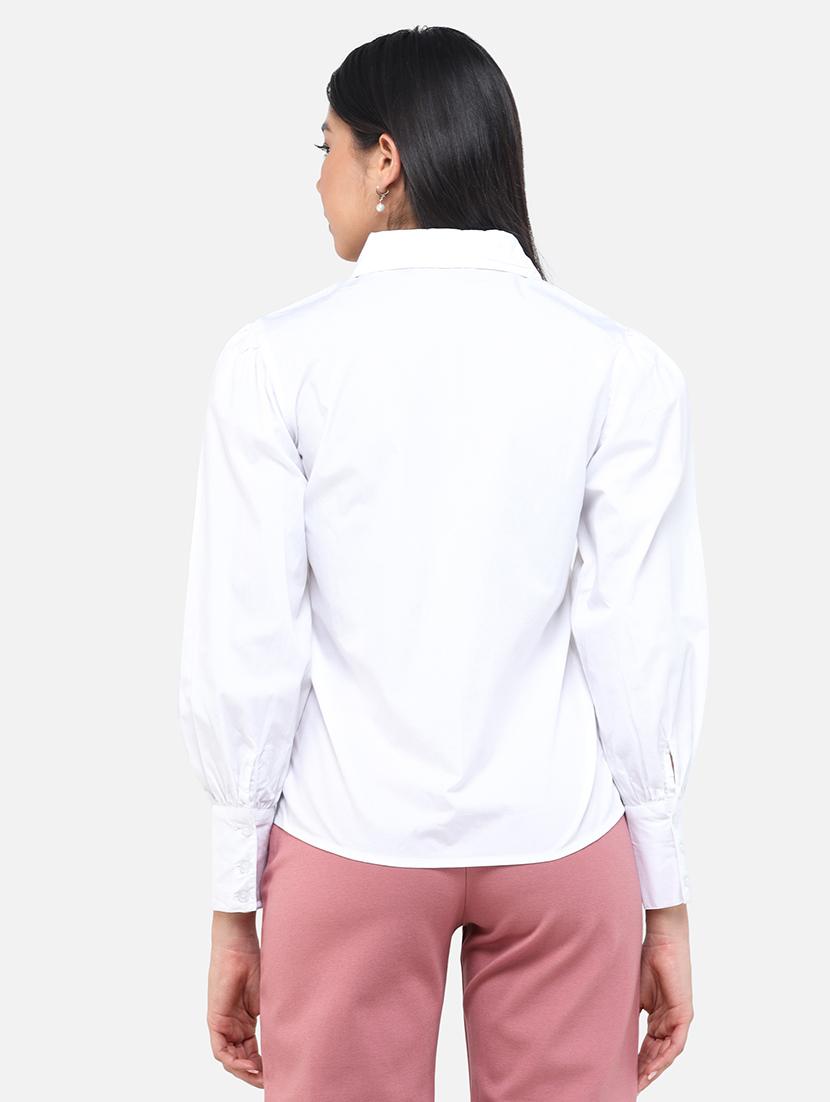 long sleeved solid shirt - 17693640 - Zoom Image - 4