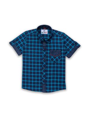blue cotton shorts set - 17693650 - Standard Image - 2