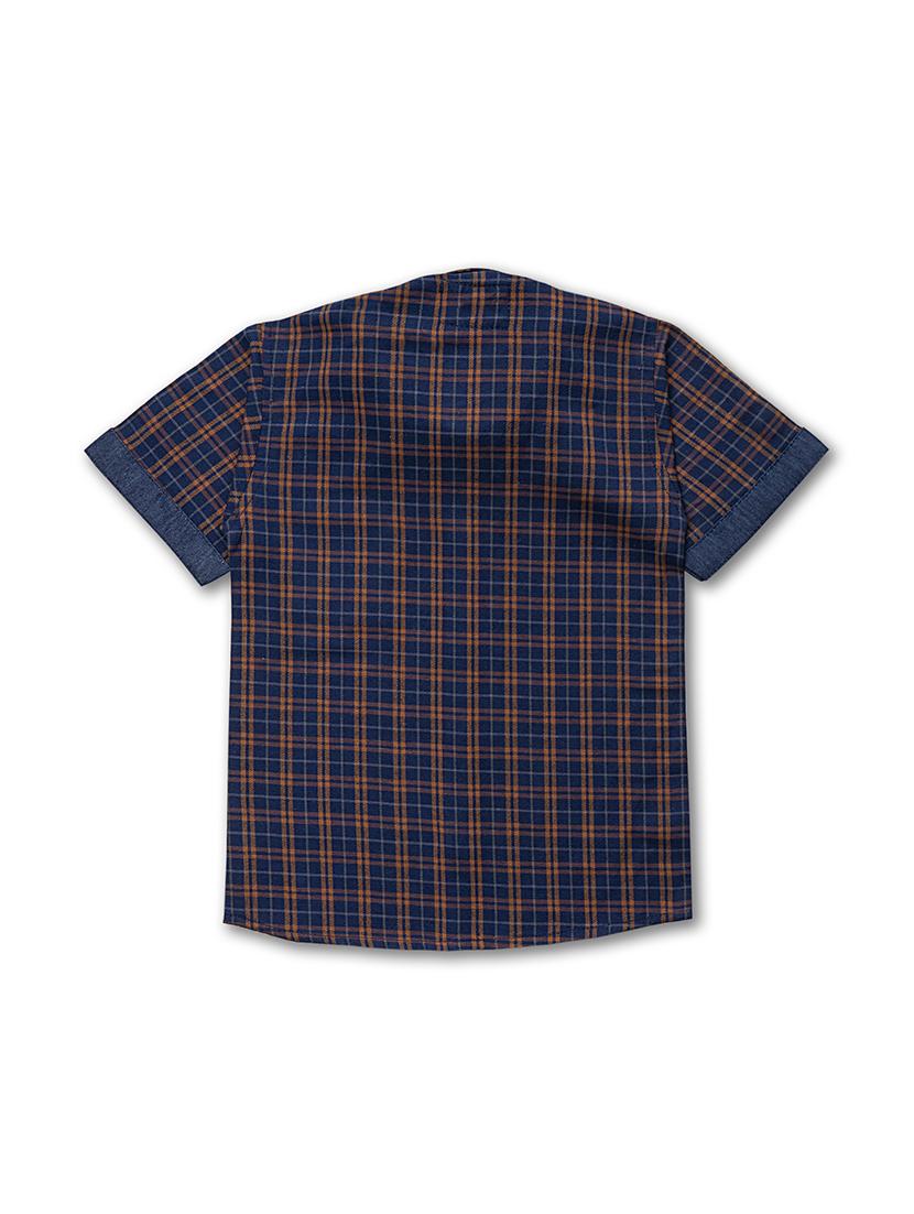 blue cotton shorts set - 17693651 - Zoom Image - 3