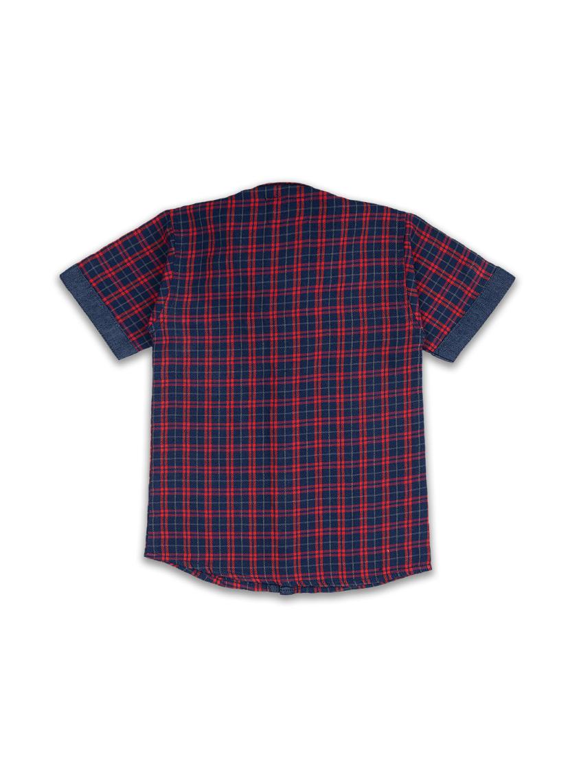 blue cotton shorts set - 17693652 - Zoom Image - 3