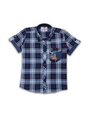 blue cotton shorts set - 17693655 - Standard Image - 2