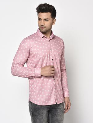 pink printed casual shirt - 17693733 - Standard Image - 2