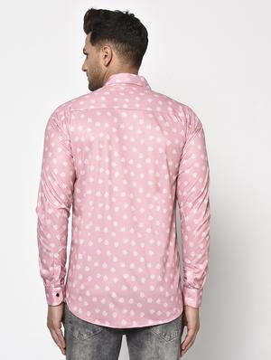 pink printed casual shirt - 17693733 - Standard Image - 3