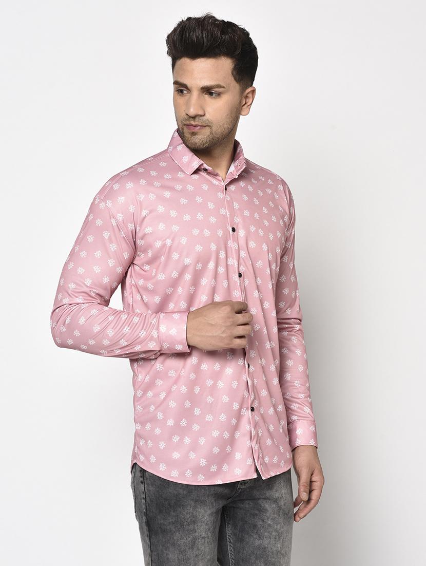 pink printed casual shirt - 17693733 - Zoom Image - 2