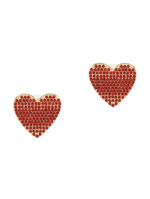 red metal studs earring - 17693786 - Standard Image - 2
