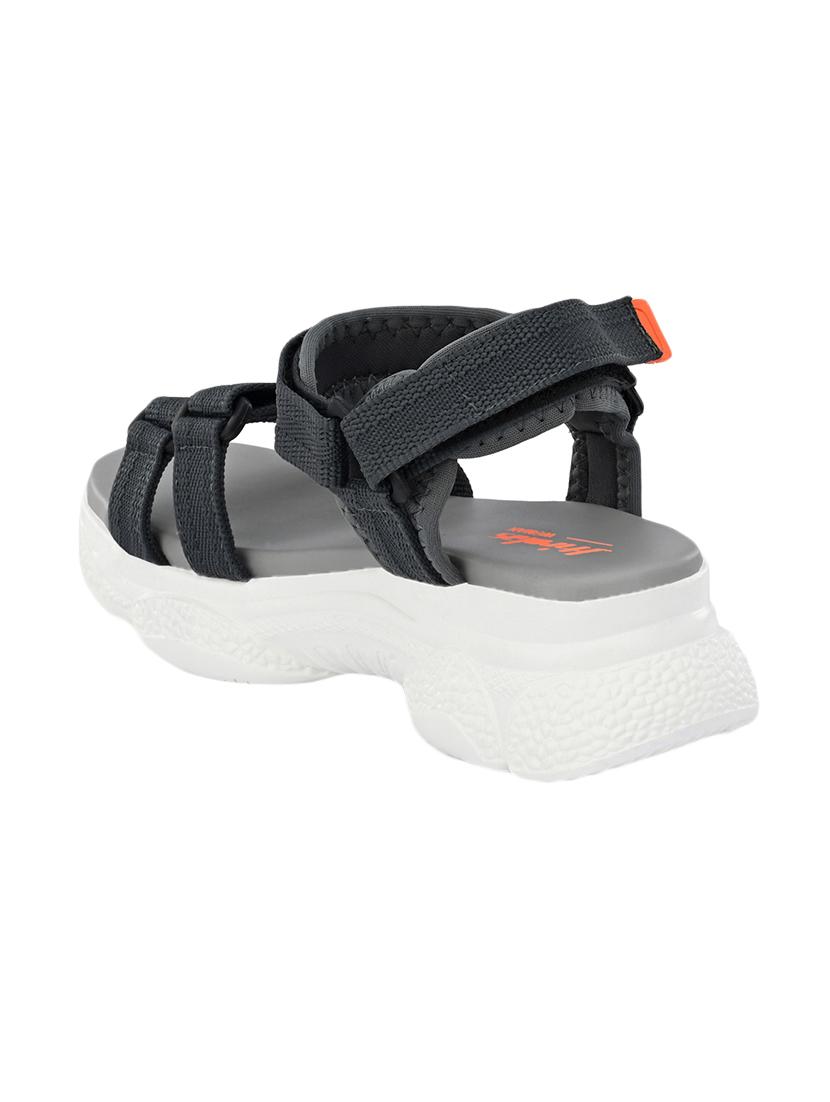 grey fabric back strap sandals - 17693821 - Zoom Image - 3