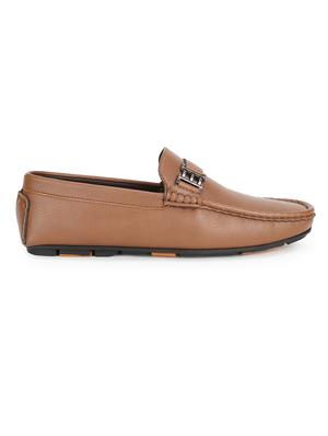 tan pu slip on loafers - 17693837 - Standard Image - 2