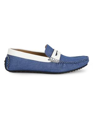 blue denim slip on loafers - 17693873 - Standard Image - 2
