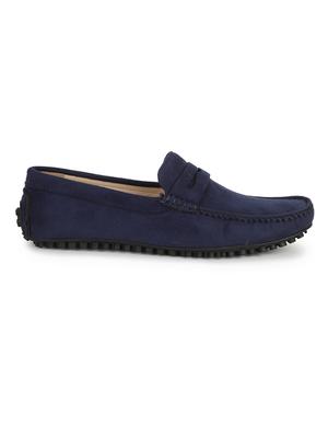 blue suede slip on loafers - 17693883 - Standard Image - 2