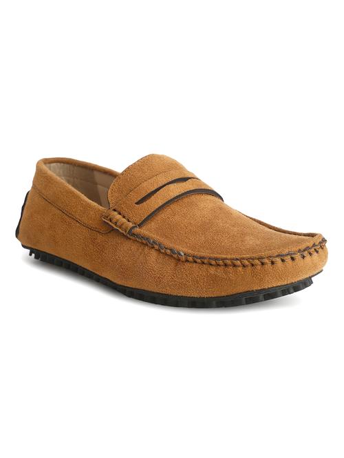 tan suede slip on loafers - 17693884 - Standard Image - 1