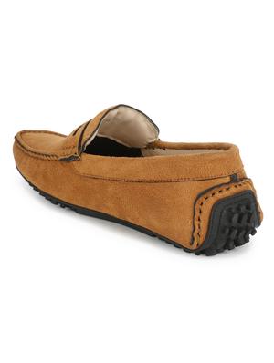 tan suede slip on loafers - 17693884 - Standard Image - 3