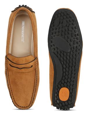 tan suede slip on loafers - 17693884 - Standard Image - 4