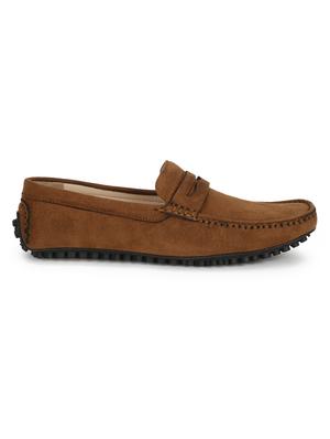 beige suede slip on loafers - 17693887 - Standard Image - 2