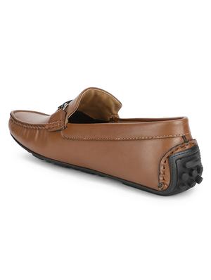 tan pu slip on loafers - 17693893 - Standard Image - 3