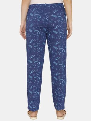 drawstring waist printed pajama - 17694027 - Standard Image - 3