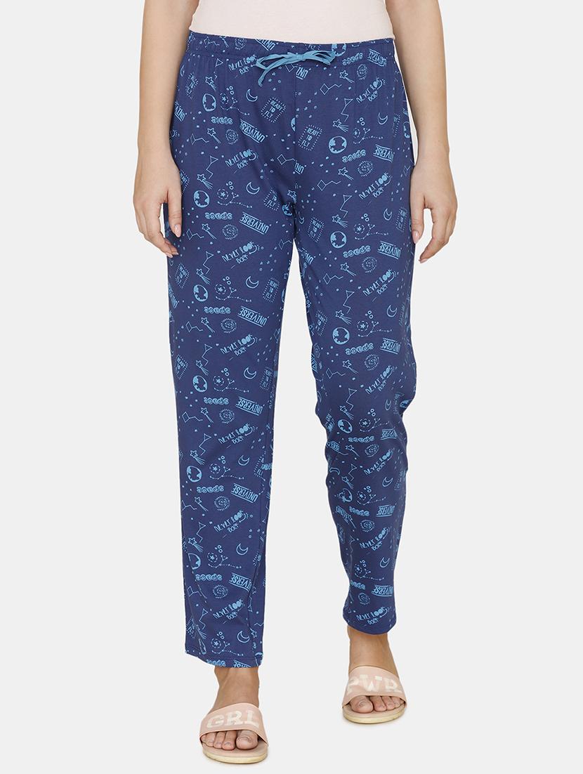 drawstring waist printed pajama - 17694027 - Zoom Image - 1