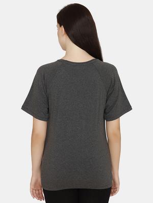 round neck printed maternity wear top - 17694034 - Standard Image - 3