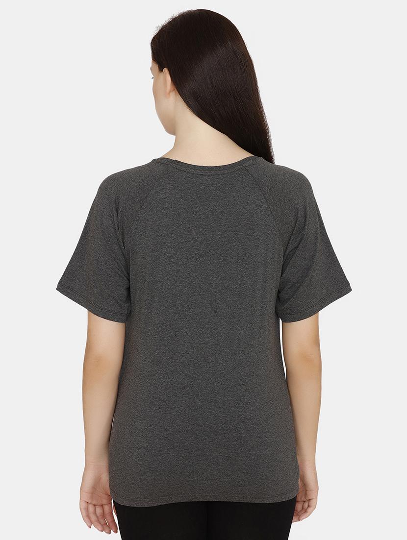 round neck printed maternity wear top - 17694034 - Zoom Image - 3