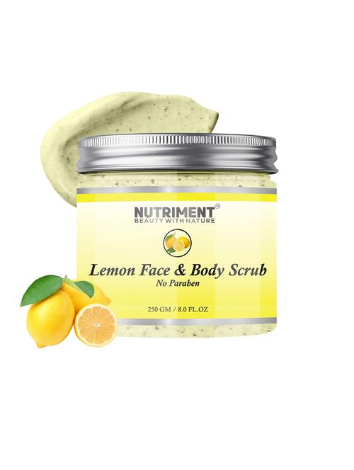 nutriment lemon scrub,250gram suitable for all skin types - 17694419 - Standard Image - 1